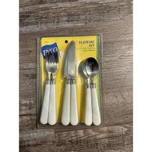 EKCO 12 Piece Flatware Set - Stainless Steel And Dishwasher Safe - BRAND NEW